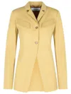 Off-white 'toybox' Jacket Featuring Belted Waist In Beige