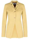 Off-white 'toybox' Jacket Featuring Belted Waist In Beige