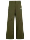 Off-white Off White 'toybox' Green Cotton Pants In Green