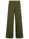 Off-white Off White 'toybox' Green Cotton Pants In Green
