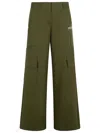 Off-white Off White 'toybox' Green Cotton Pants In Green