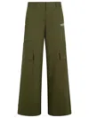 Off-white Off White Trousers In Green