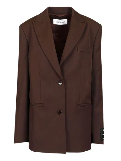 Off-white Toybox Jackets Brown