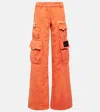 Off-white Toybox Laundry Cargo Trousers In Coral Red