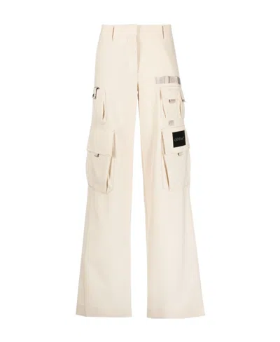 Off-white Toybox Wide-leg Cargo Trousers In Beige