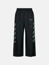 Off-white Track' Black Polyamide Pants In Black