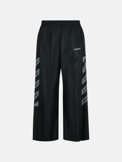 Off-white Track' Black Polyamide Pants
