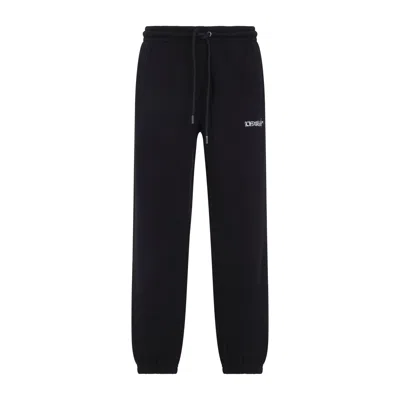 Off-white X Ac Milan Elasticated-waistband Track Pants In Black