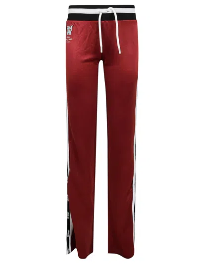 Off-white Track Serena Slim Pants In Red