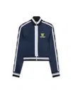 Off-white Track Top Serena Jacket In Blue