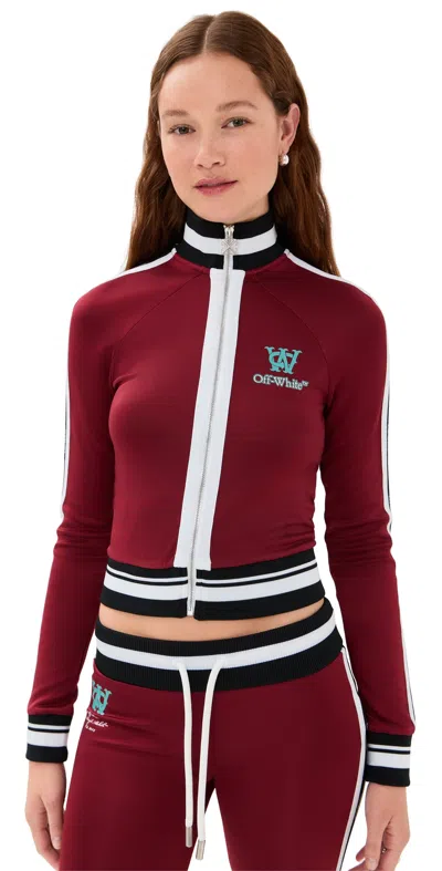 Off-white Track Top Serena Jacket Dahlia In Purple