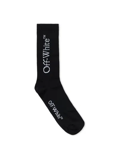 Off-white Triple Arrow Long Socks In Black