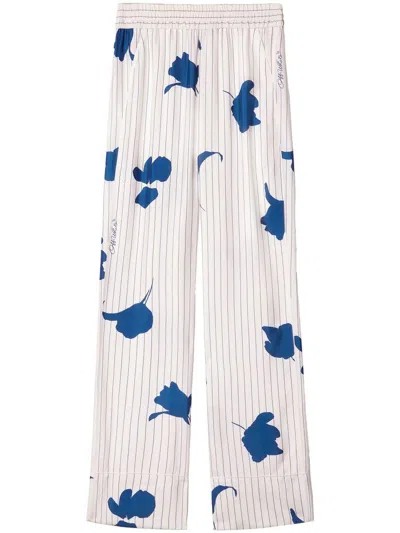 Off-white Trousers In White - Tr