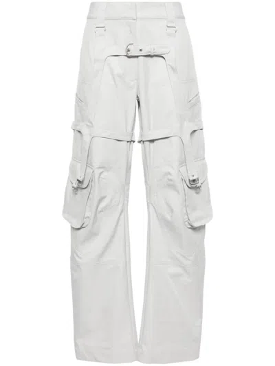 Off-white Off White Trousers In Artic Ice