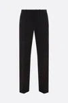 Off-white Tailored Trousers With Back Pockets And Belt Loops In Black