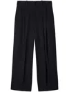 Off-white Ow Darted Tailored Trousers In Black-bl