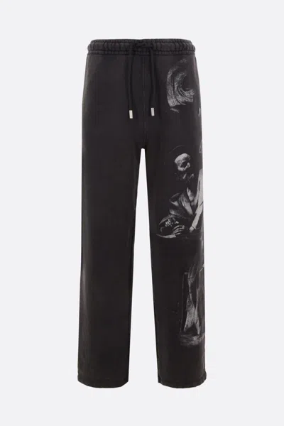 Off-white Trousers In Black+grey