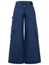 Off-white Off White 'cargo Wide' Jeans In Deep Blue