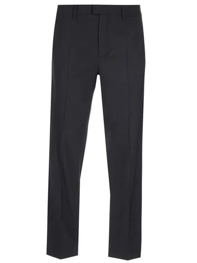 Off-white Trousers In Black Wool
