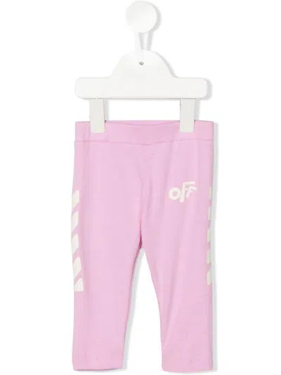 Off-white Kids' Off White Trousers Pink