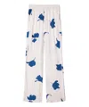Off-white Stripe Flwr Vi Pajama Pant In White