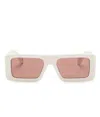 Off-white Troy Rectangular Sunglasses