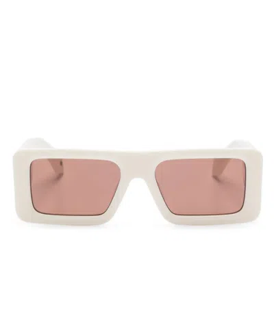 Off-white Troy Rectangular Sunglasses