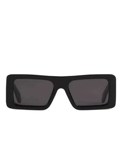 Off-white Troy Sunglasses In 黑色
