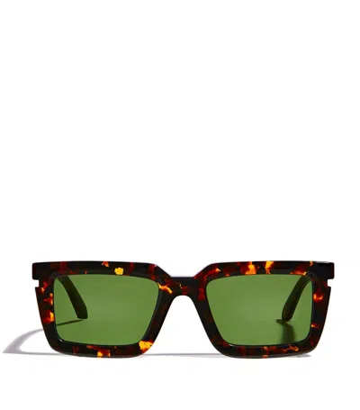 Off-white Tucson Square-frame Sunglasses In Brown