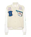 Off-white Off White Thunderbolt Varsity Bom In White