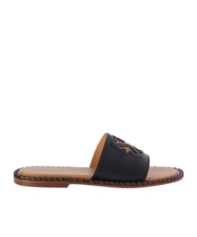 OFF-WHITE OFF-WHITE TWIST ARROW-EMBOSSED SLIP-ON SLIDES