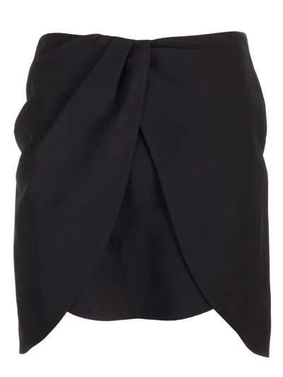 Off-white Twist Skirts Black