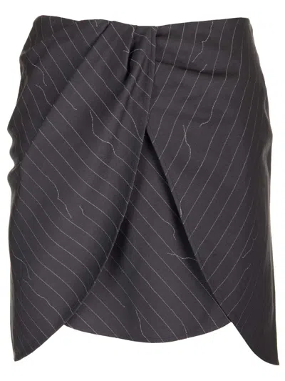 Off-white Twist Skirts Grey