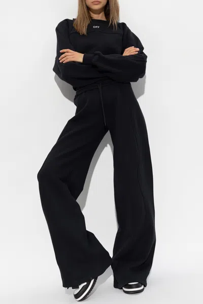 Off-white Two-layer Sweatshirt In Black