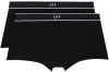 OFF-WHITE TWO-PACK BLACK OFF-STAMP BOXERS