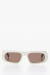 Off-white Two-tone Austin Sunglasses With Colored Lenses In Gray