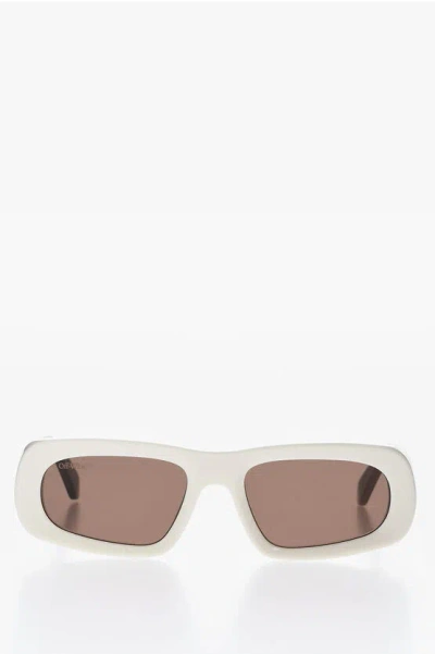 Off-white Two-tone Austin Sunglasses With Colored Lenses In Gray