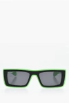 Off-white Two-tone Jacob Wayfarer Sunglasses In Green