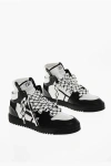 Off-white Two-tone Leather 3.0 Off Court High-top Sneakers In Black