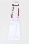 Off-white Two-tone Long Socks In Multi