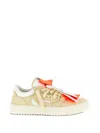 Off-white Perforated Leather Sneaker In Neutral