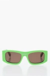 Off-white Two-tone Lucio Rectangular Sunglasses With Gradient Temple