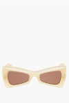 Off-white Two-tone Nashville Butterfly Sunglasses In Brown