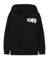Off-white Black Type Graphic Hoodie In Black