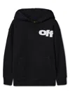 Off-white Black Type Graphic Hoodie In Black