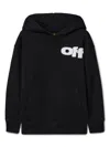 Off-white Black Type Graphic Hoodie In Black