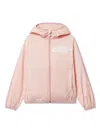 Off-white Type Graphic Windbreaker In Pink