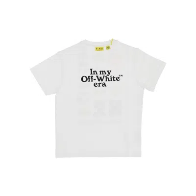 Off-white Ultilogo Print T-shirt Kids In White