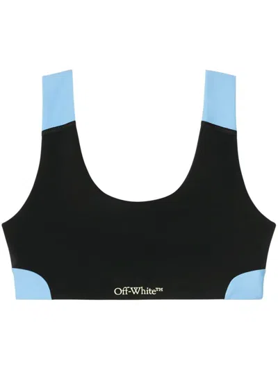 OFF-WHITE OFF-WHITE LOGO COLORBLOCK BRA