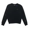 Off-white Unfinished 3m Arrow Crew Neck Sweater In Blue
